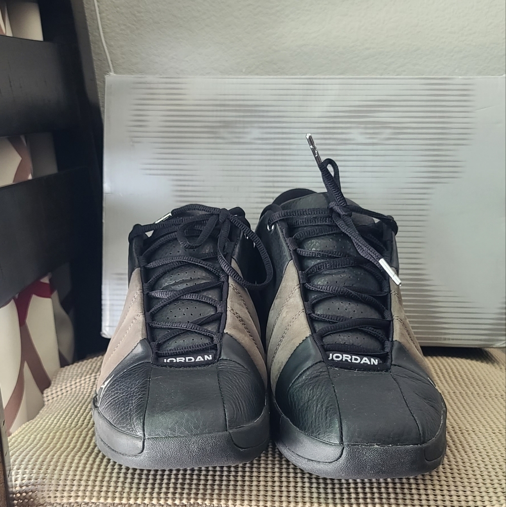 Air Jordan Team Elite Low Black Sneakers View 2